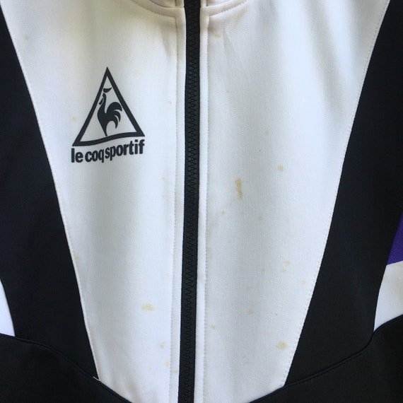 Vintage Le Coq Sportif Colourblock Sweater Jacket Unisex Medium