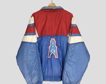 Vintage 1990s Houston Oilers Apex One Jacket XL - Etsy
