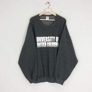 UBC カレッジトレーナー グレー 海外大学 ブリティッシュコロンビア カナダ UBC カレッジトレーナー グレー 海外大学 ブリティッシュ