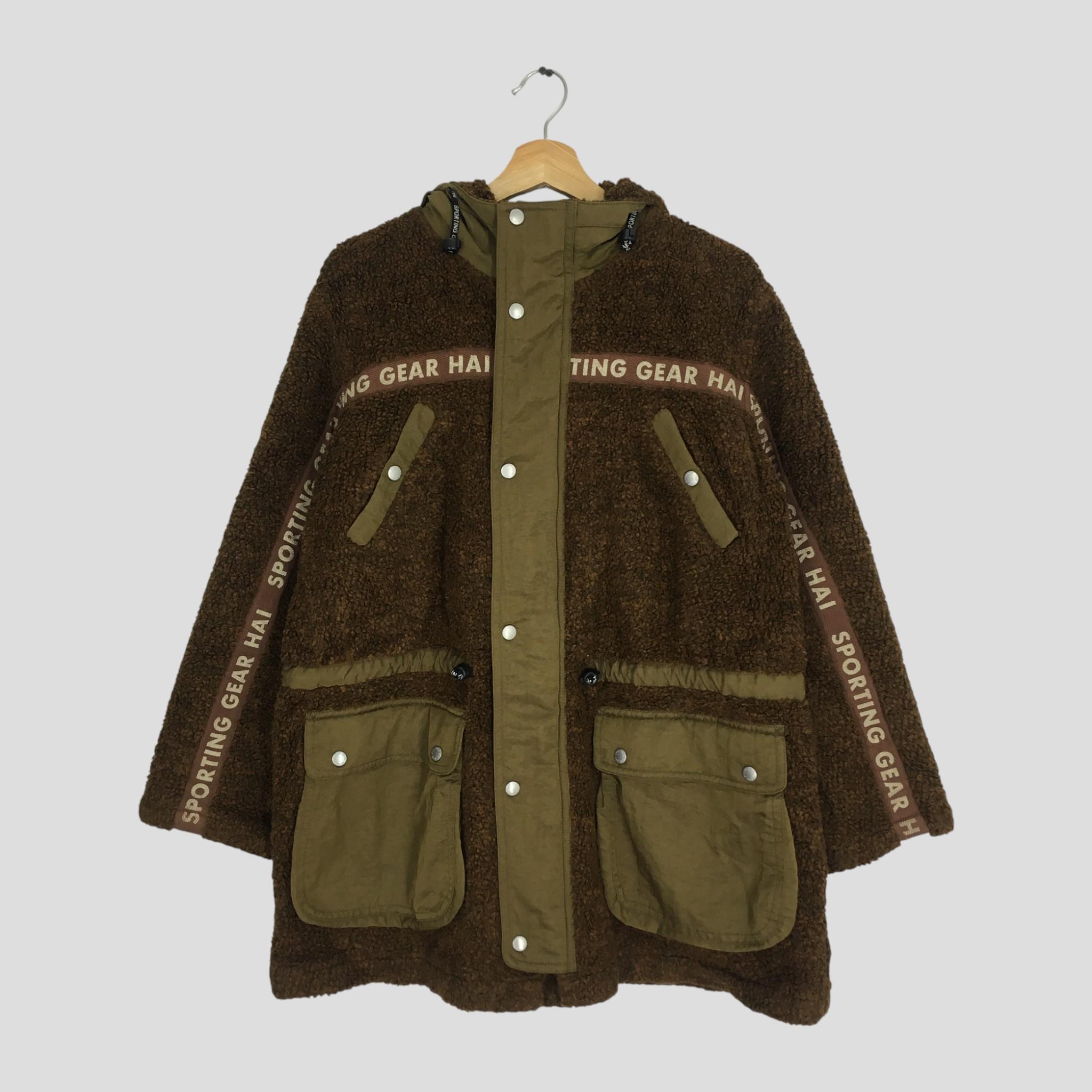 Vintage Hai Sporting Gear Issey Miyake Japanese Brand Bulky Fleece