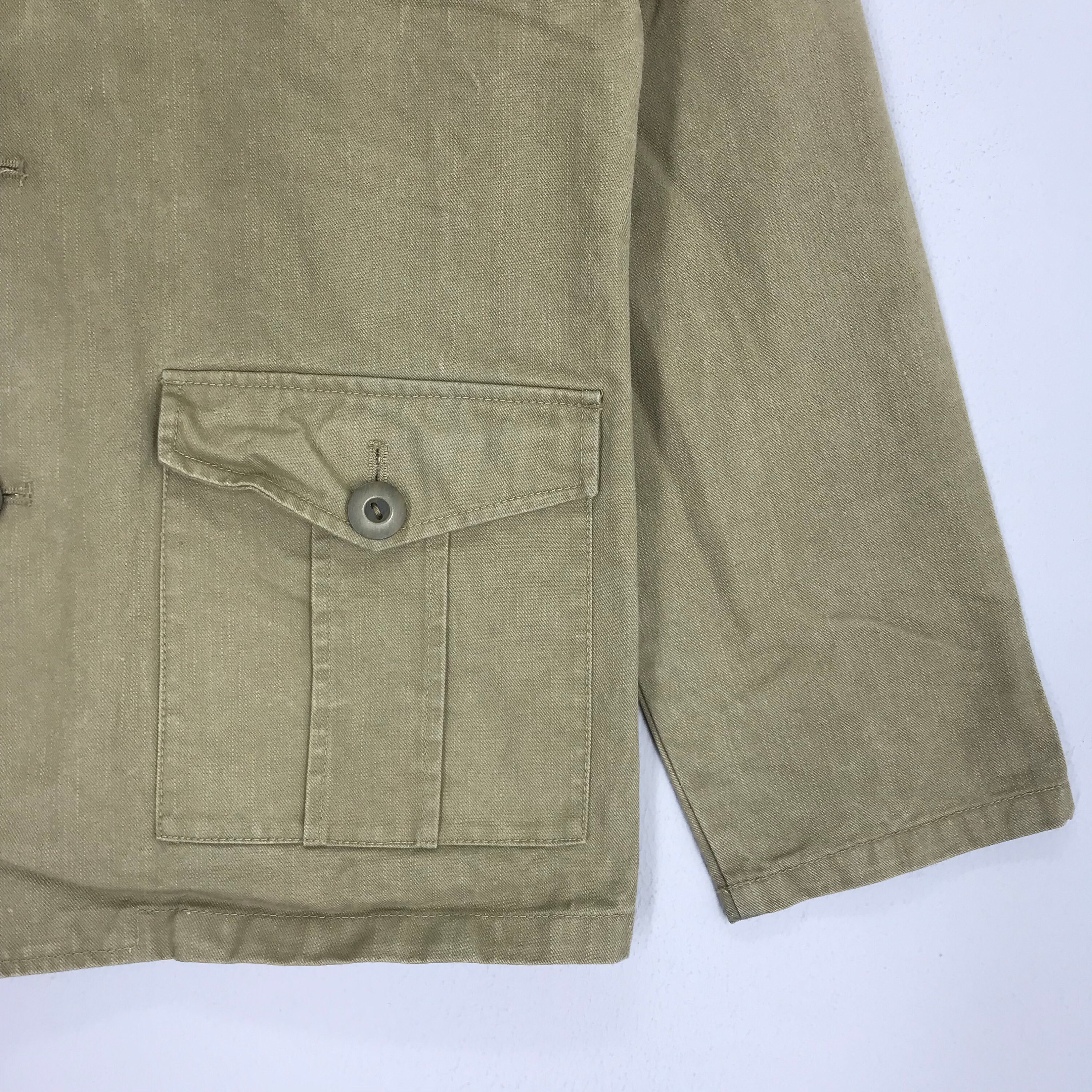 Vintage 90s Bobson Denim Jacket Jeans Workers Brown Bobson 