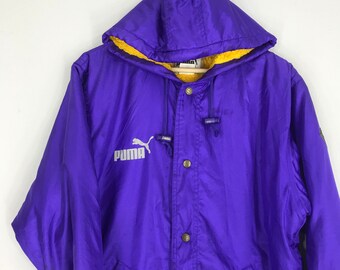 Rare!! Puma Sport Big Logo Warmer Jacket Hoodie Puma Cougars