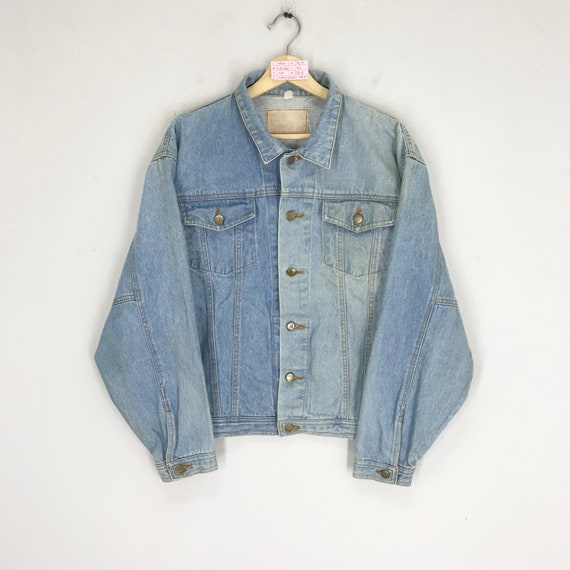 Vintage 90s Denim Jeans Trucker Jacket Type 3 Style Denim Vintage 90s Denim Jeans Trucker Jacket Type 3 Style Denim