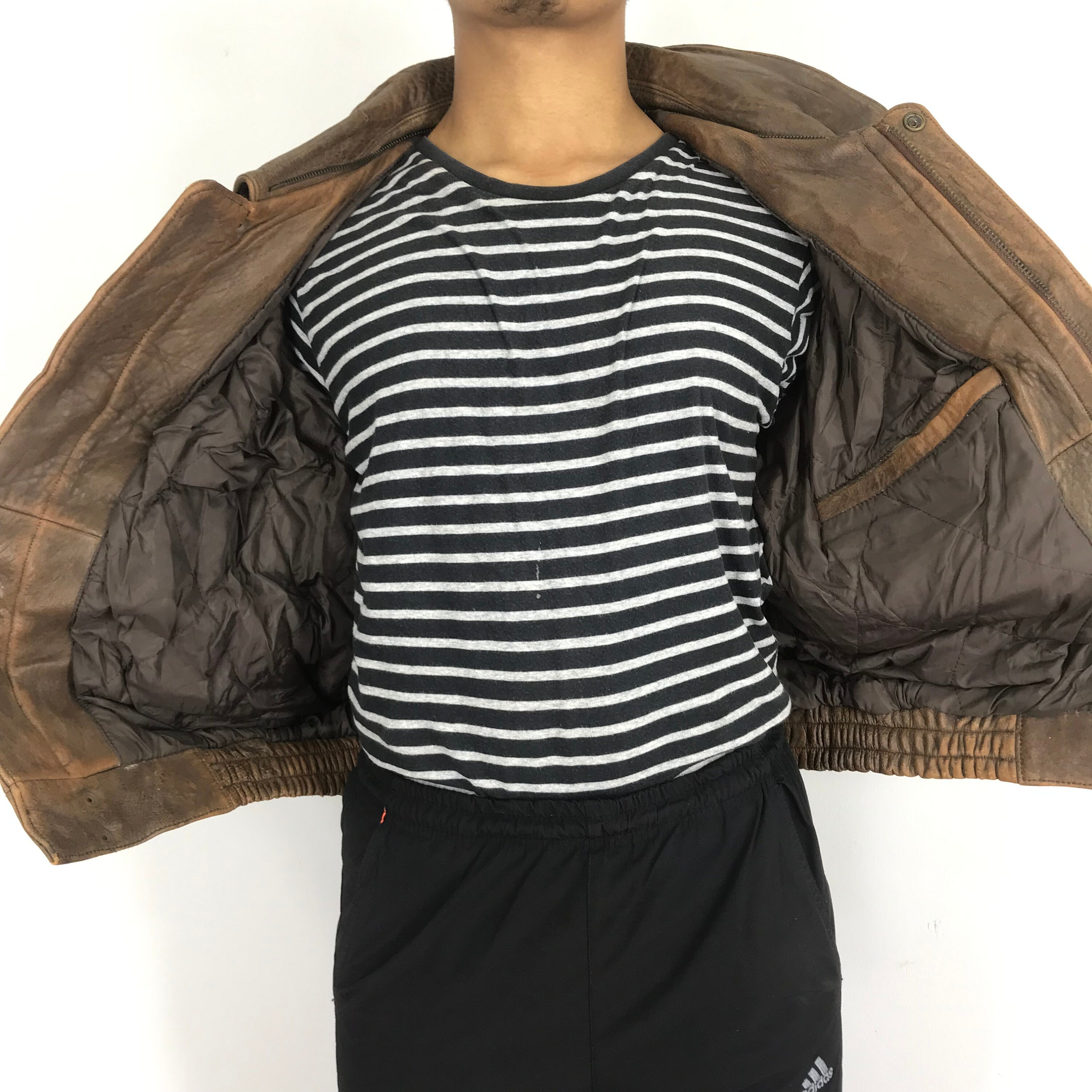 Vintage Leather Jacket Type G-1 U.S.A.A.F Army Bomber Jacket