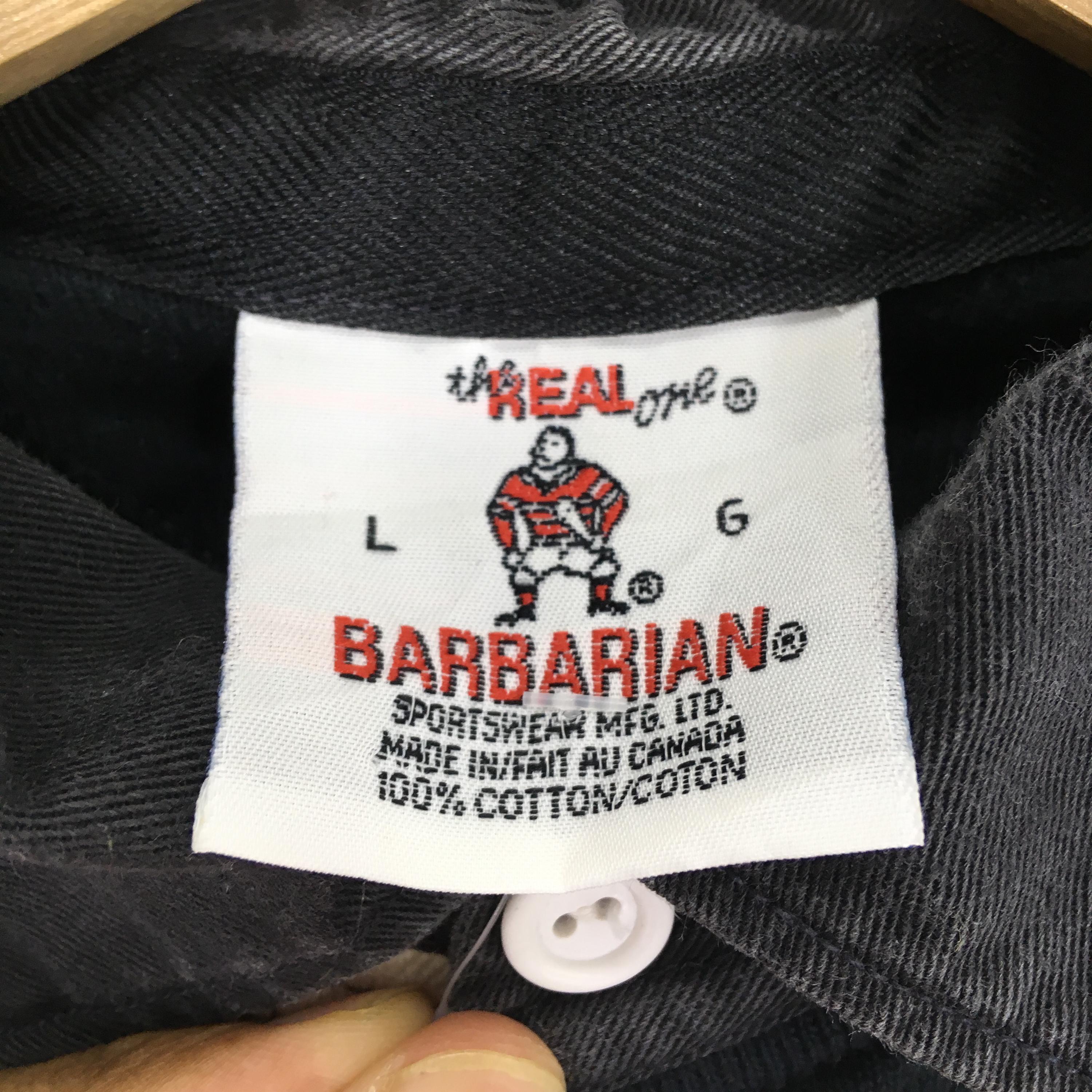 Vintage Barbarian Polo Rugby Shirt Medium Barbarian Queens