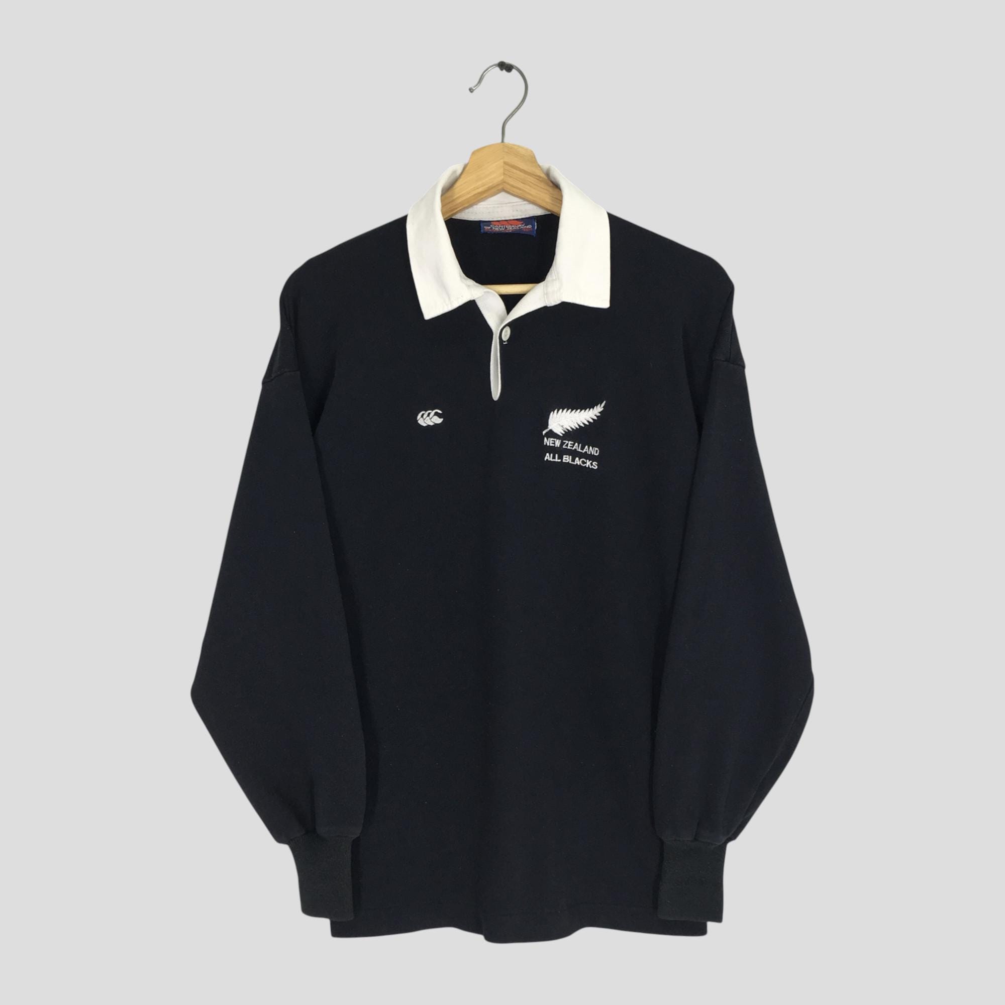 8★ CANTERBURY ALL BLACKS フーディー ブルゾン〈M〉 Canterbury all black - Etsy 日本