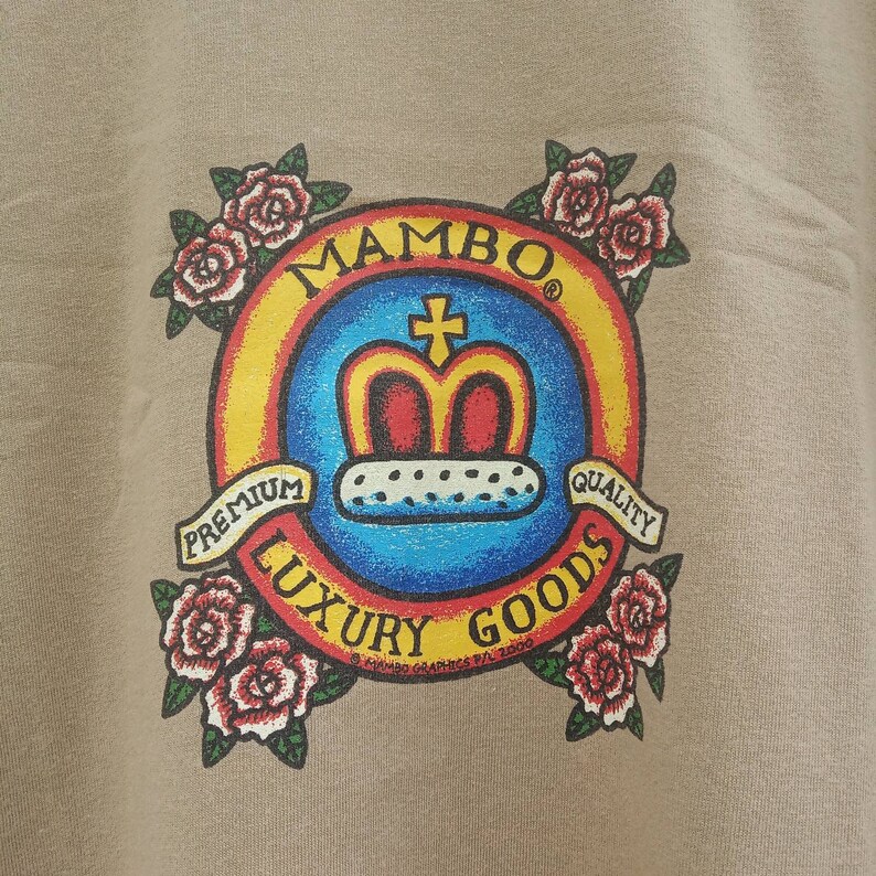 Rare! Vintage Mambo Graphics Art Australia Surf Style T-shirt size L