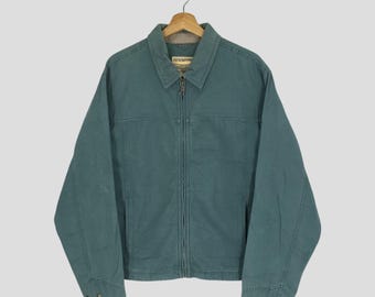 Vintage 90's Timberland Weathergear Zipper Jacket Double Pocket