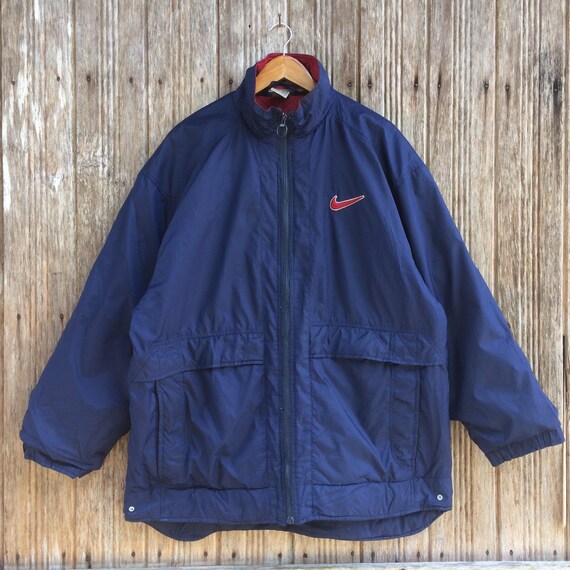 nike big swoosh jacket blue