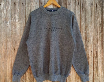 Michiko London Jeans Embroidery Logo Sweatshirts Medium size