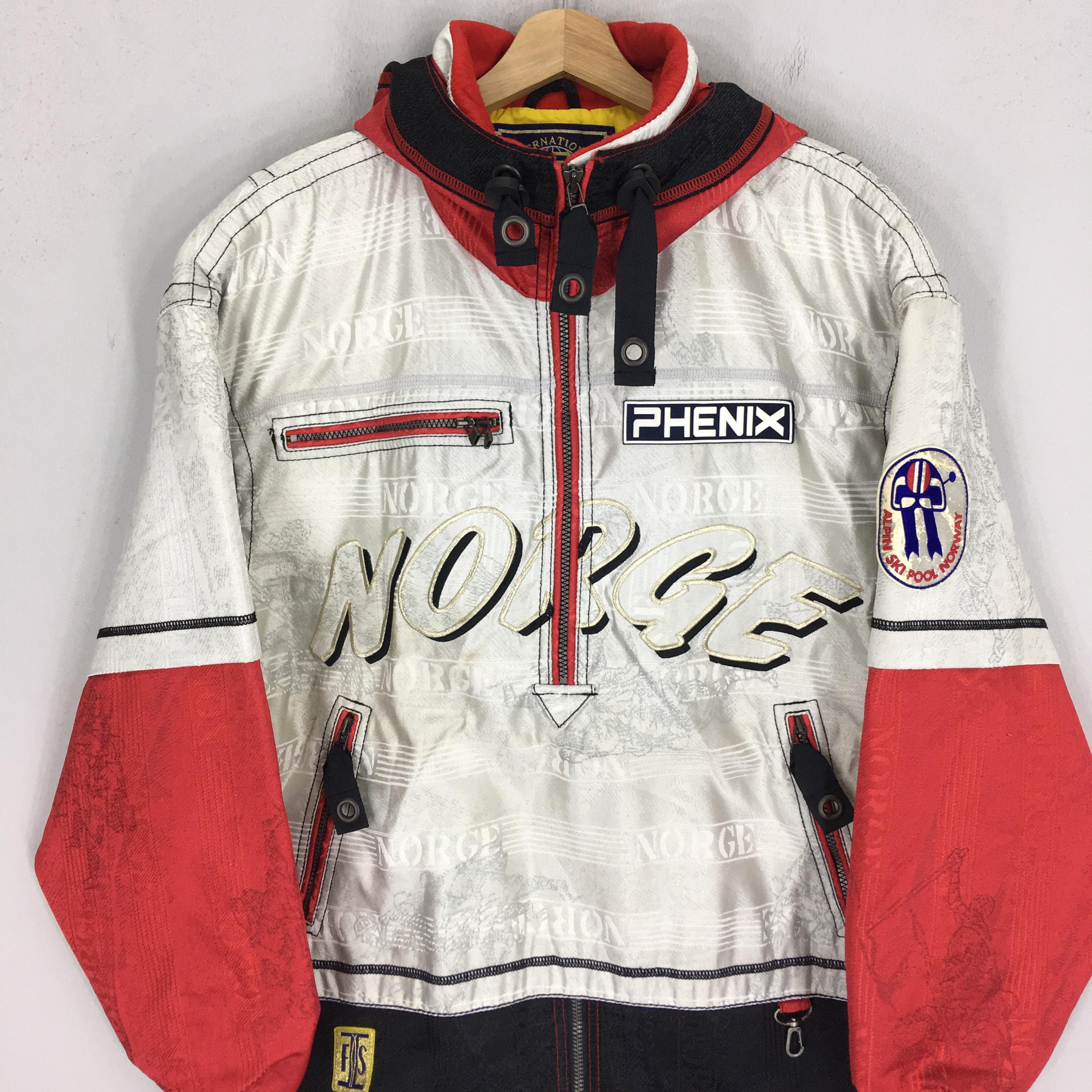2025年レディースファッション福袋特集 Vintage 90s Phenix Ski Wear Winter Jacket Hoodie Colorblock スノーボード