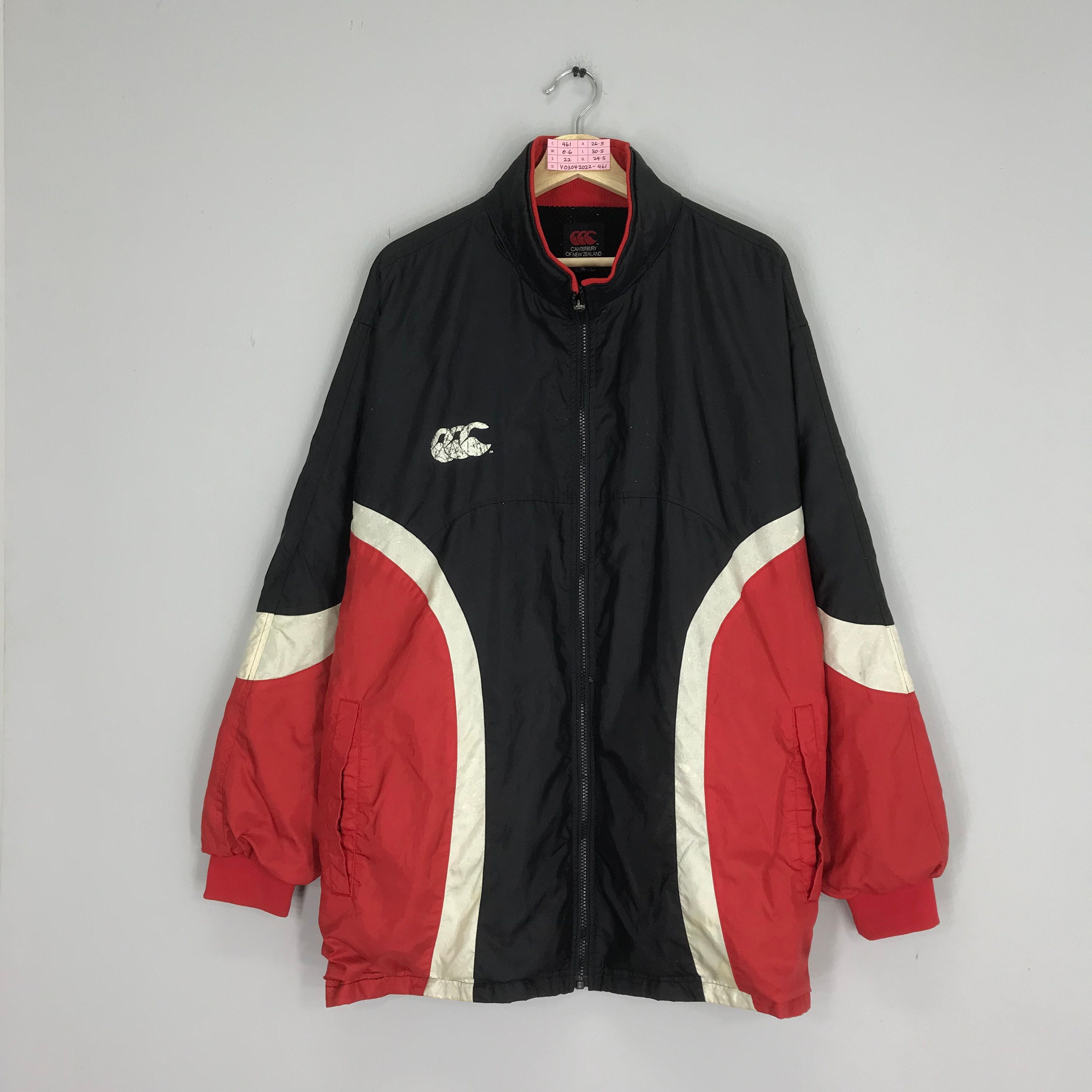 Canterbury of New Zealand Australia Rugby Winbreaker Zipper Jacket