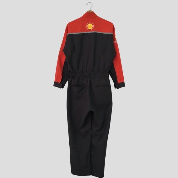 Vintage Shell Uniform Coveralls Medium Shell Gas Oil