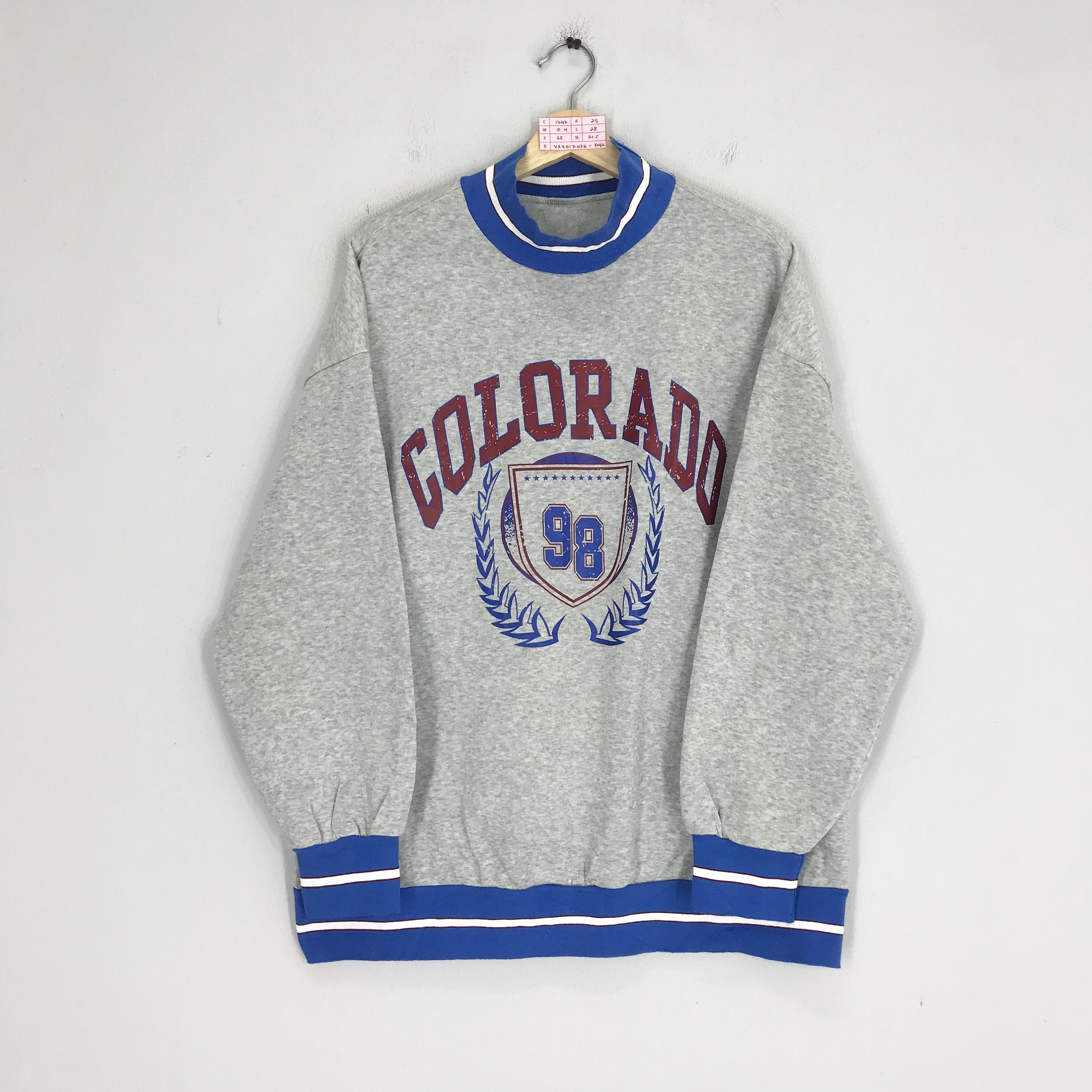 Vintage Colorado Sweatshirts Colorado States Sweater Gray Colorado