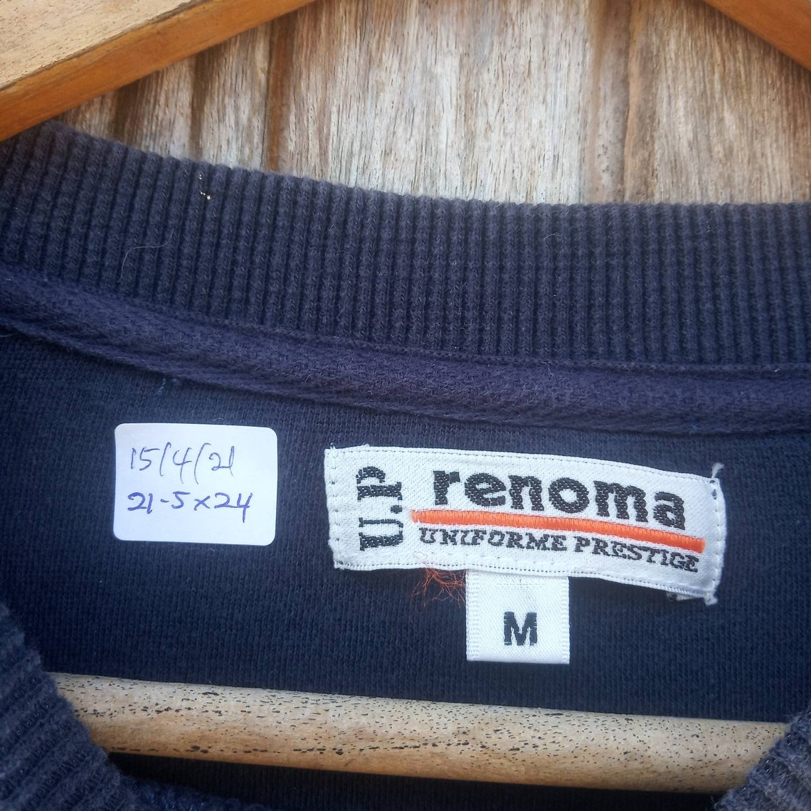 U.P Renoma Embroidery Logo Style Sweatshirt Crewneck Size M - Etsy