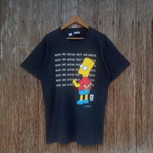 Vintage jaren 90 Bart Simpsons Matt Groening promo-T-shirt maat L