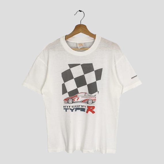 Vintage 90's Honda Integra White Tshirt Medium Honda Japan JDM