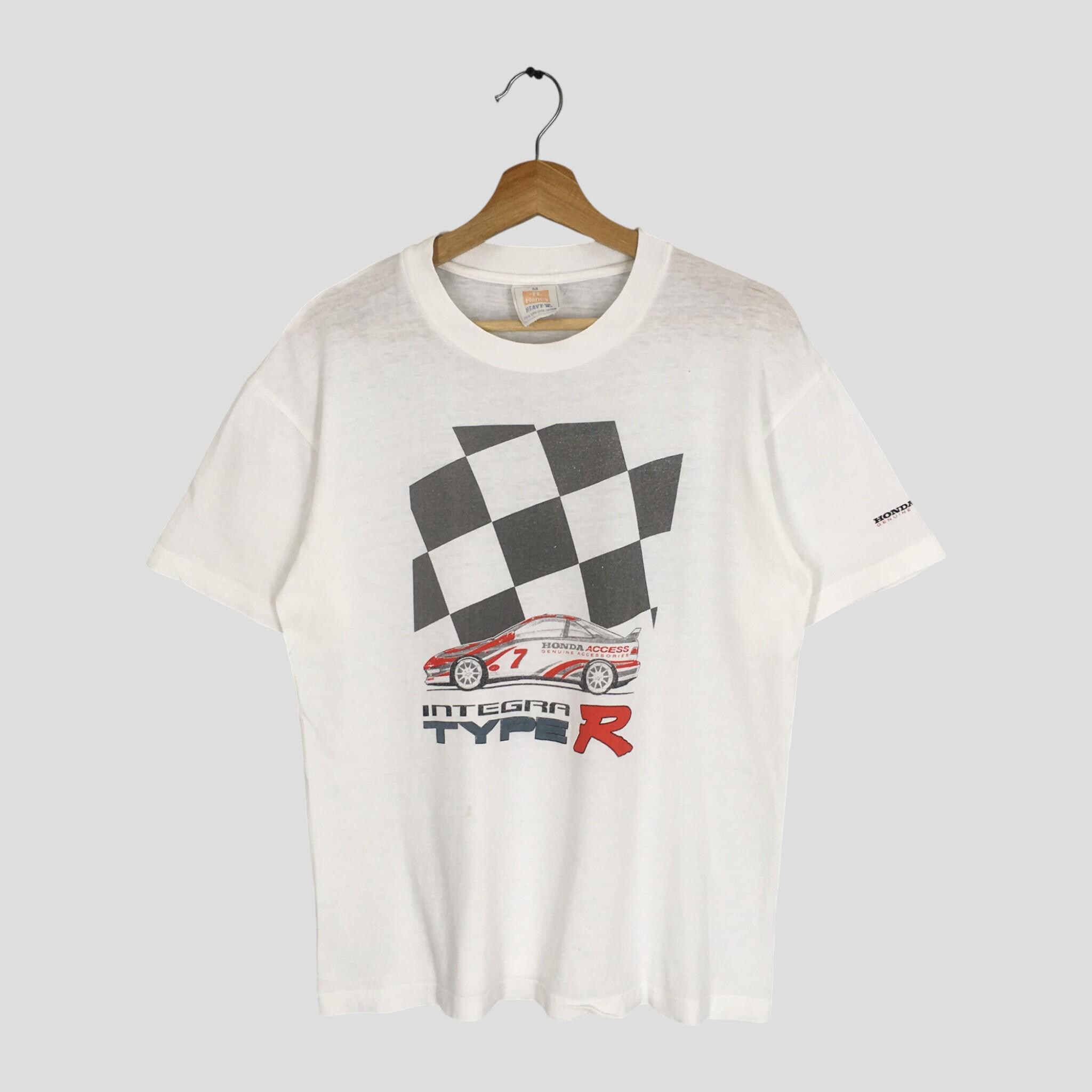 Vintage 90's Honda Integra White Tshirt Medium Honda Japan JDM
