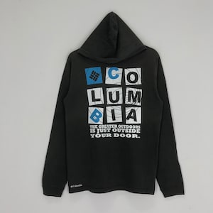 Columbia Sportswear Black Hoodie Columbia Sweater Columbia Outdoor Sport Size S