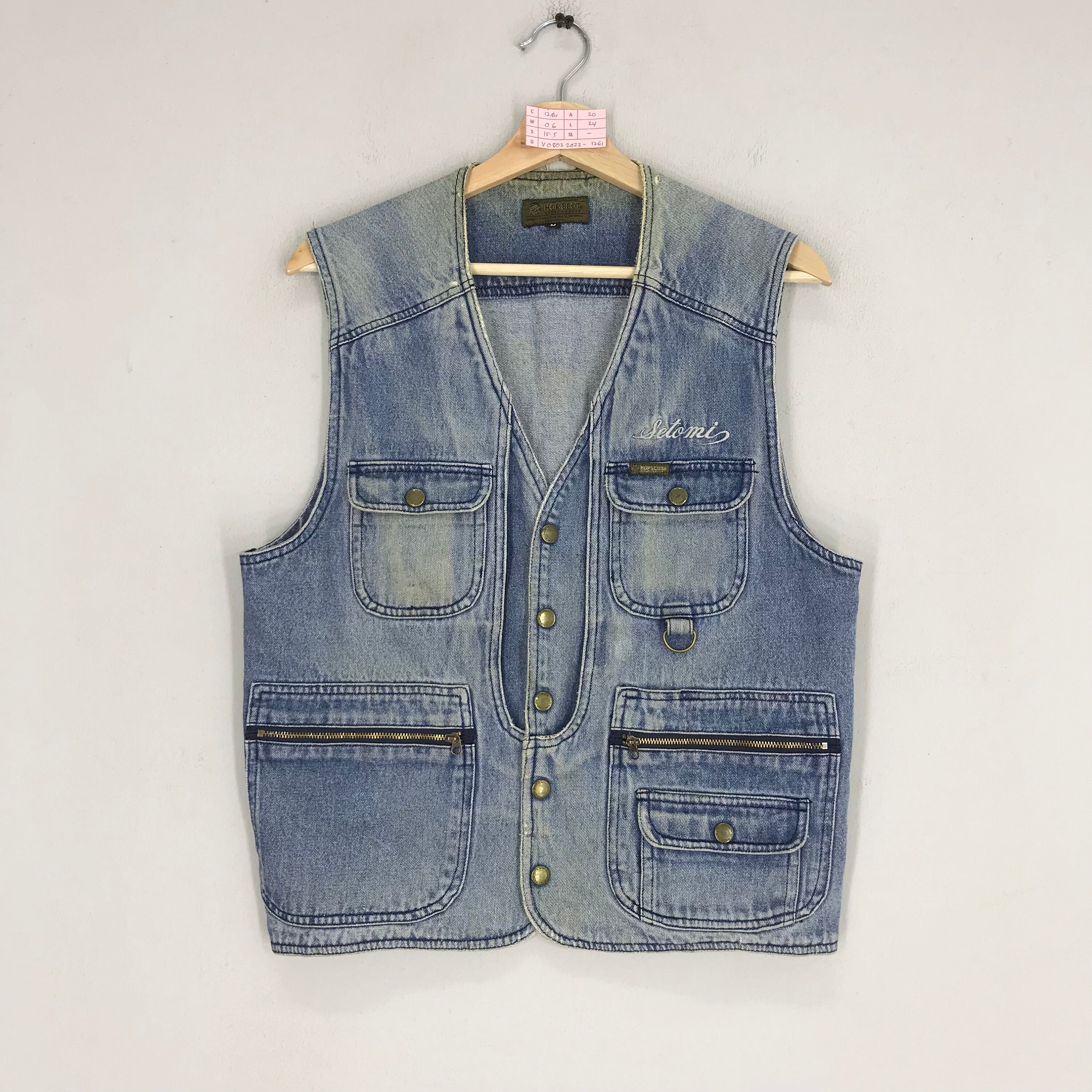 【schott】Old denim work vest 中古 Schott OLD DENIM WORK VEST - メルカリ
