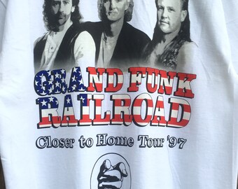 Vintage Grand Funk Railroad Closer to Home Tour 97 Band T-shirt