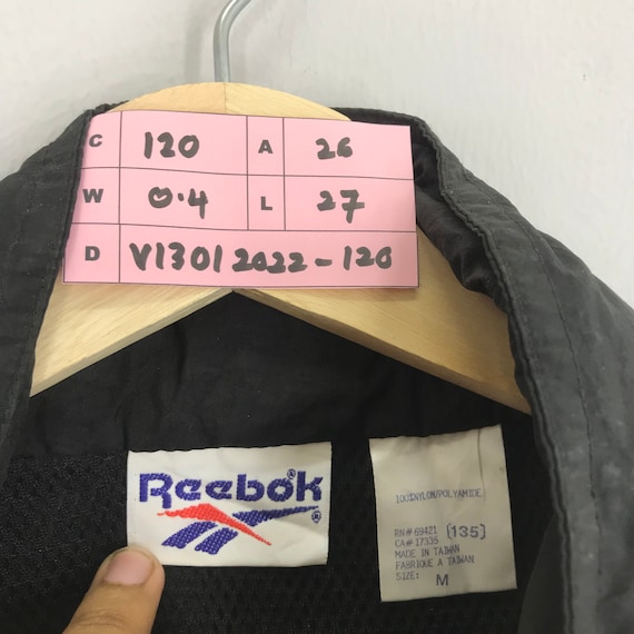 Vintage REEBOK Sport Big Logo Windbreaker Training Jacket Reebok