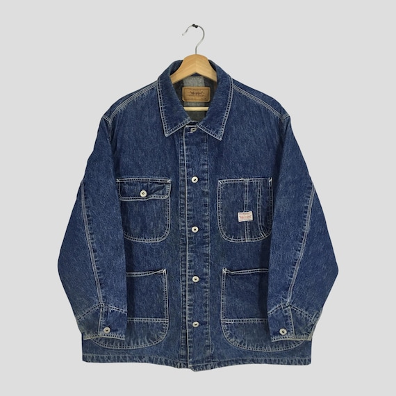 LEVI’S / 90's 70734 WORK CHORE JACKET Vintage 90s Levi's American Denim Chore Worker Jacket Medium Levis