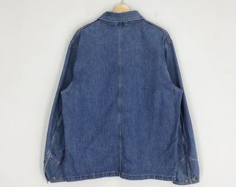 Vintage 90s American Denim Jacket Workwear Style Frenchwork