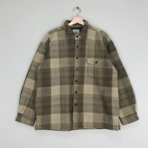 Vintage 90&#39;s Beverly Hills Polo Club Plaid Checkered Button Ups Beverly Hills Polo Club Sportswear Oxfords Size L