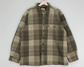 Vintage 90's Beverly Hills Polo Club Plaid Checkered Button Ups Beverly Hills Polo Club Sportswear Oxfords Size L