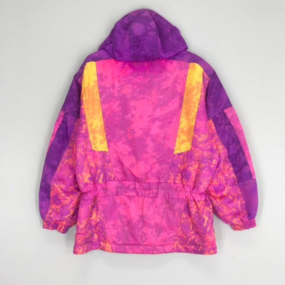 Vintage 90's Goldwin Bomber Ski Jacket Hoodie Colorblock Goldwin