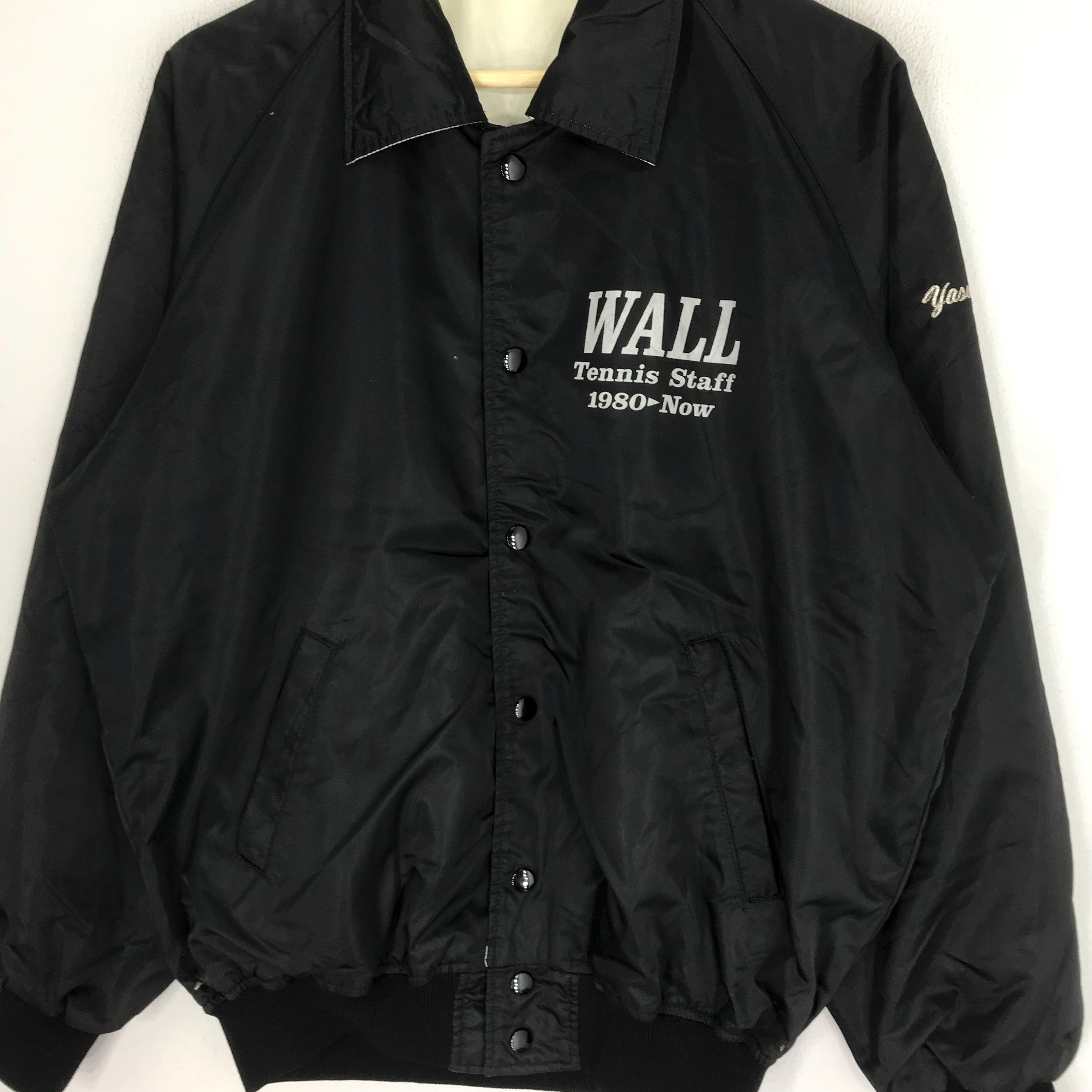 Vintage 90s Wall Tennis Club Varsity Reversible Jacket Vintage 90s Wall Tennis Club Varsity Reversible Jacket