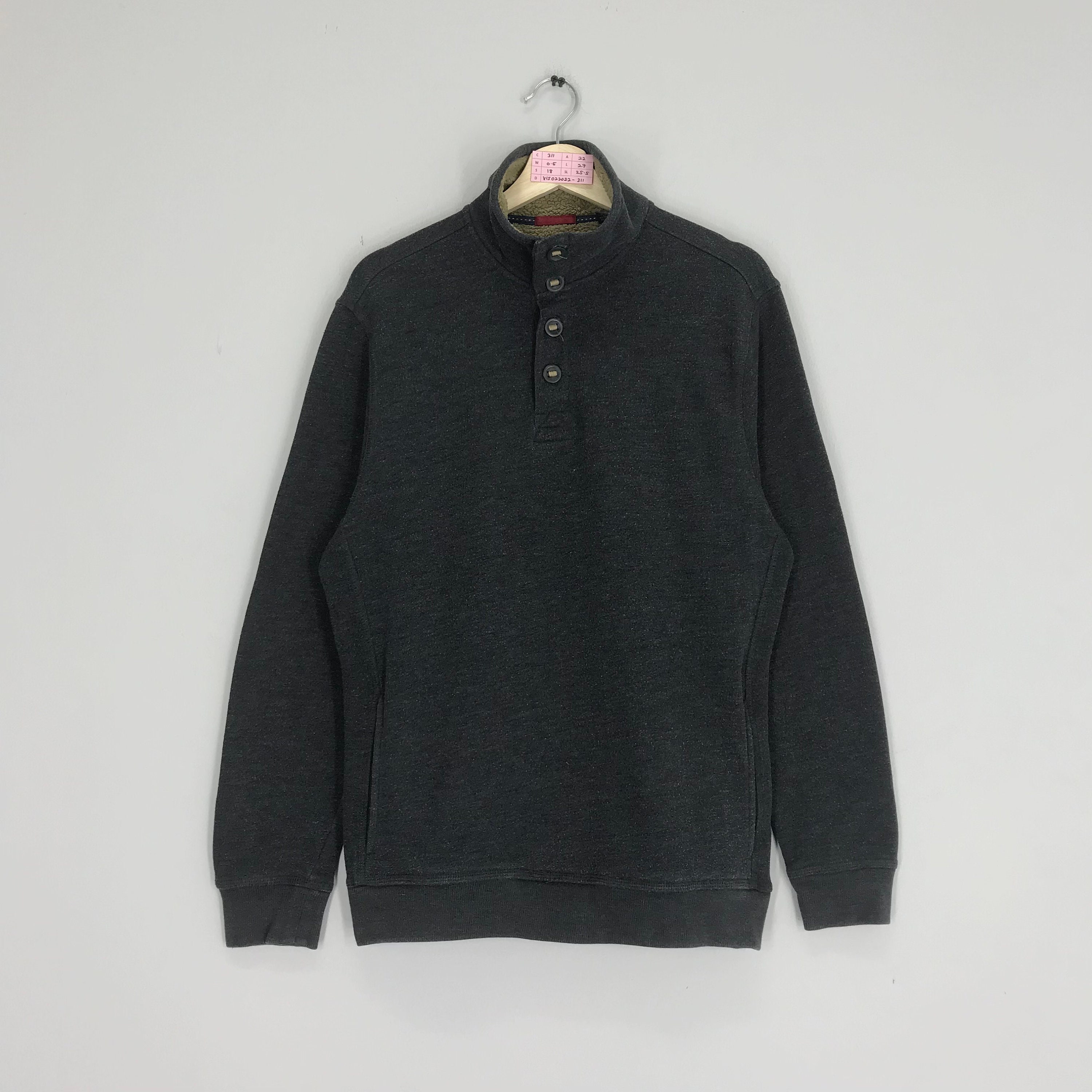 Rare Arrow Half Button Pullover Sweater 