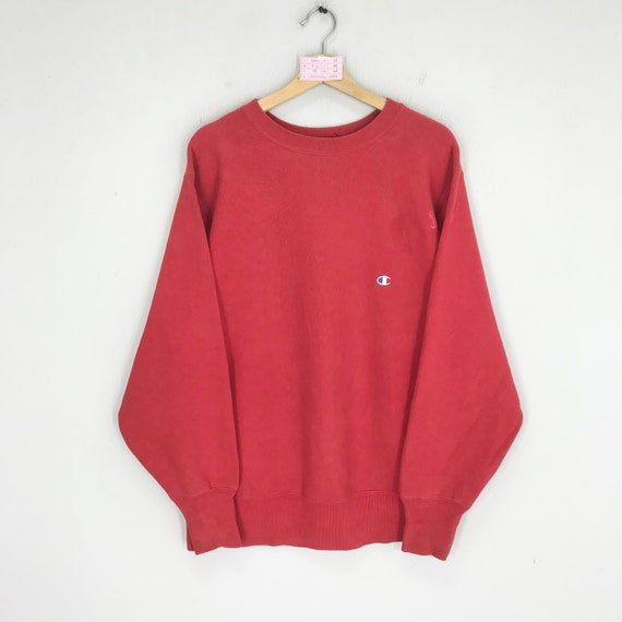 Champion Reverse Weave Berry Hot Pink Champion Crewneck Vintage