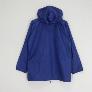 Vintage Montbell Sportswear Blue Waterproof Windbreaker Jacket Hoodie Montbell Zipper Jacket Size M zdjęcie 2