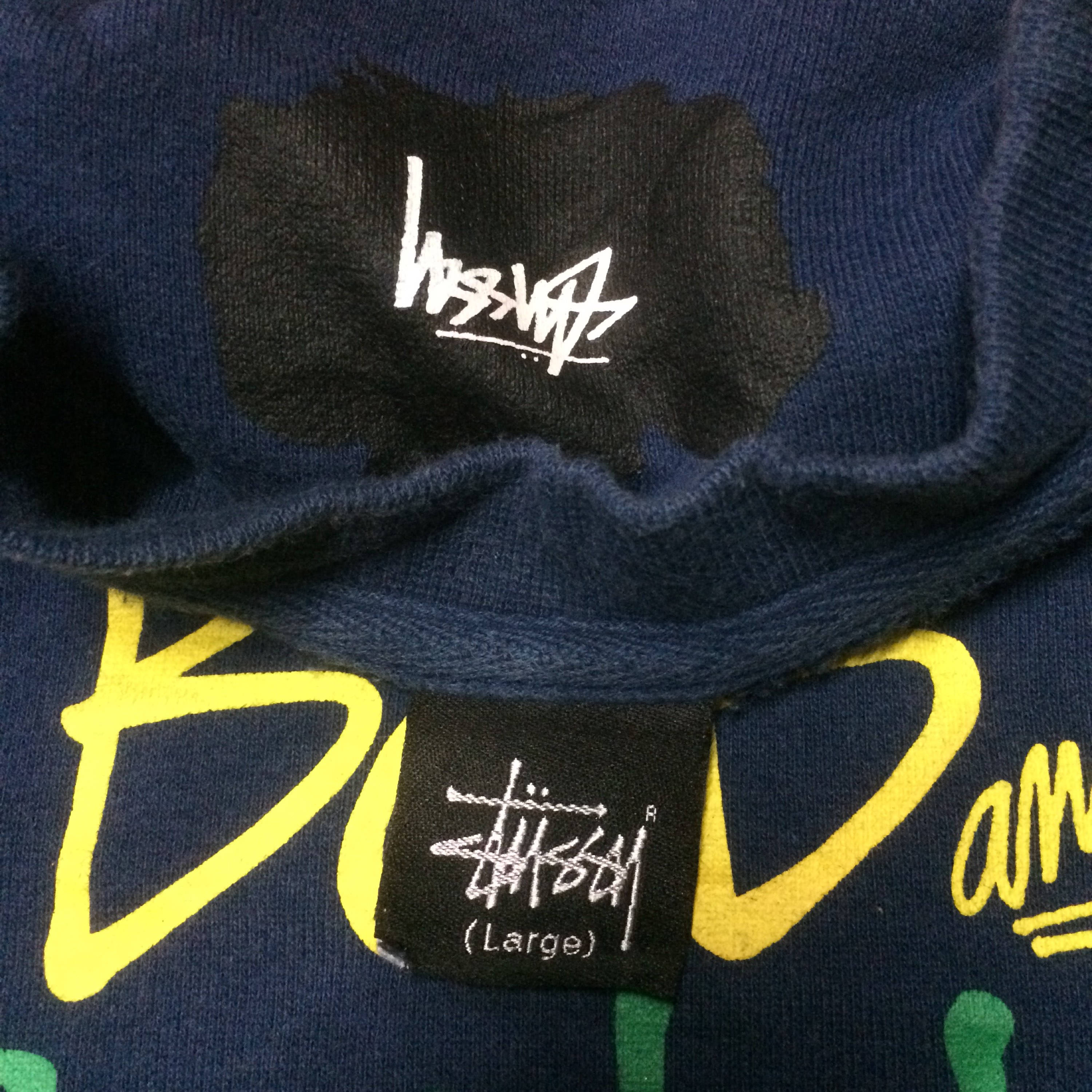Rare!! Stussy Peter Bob and Bunny Sweatshirt Jumper Pullover