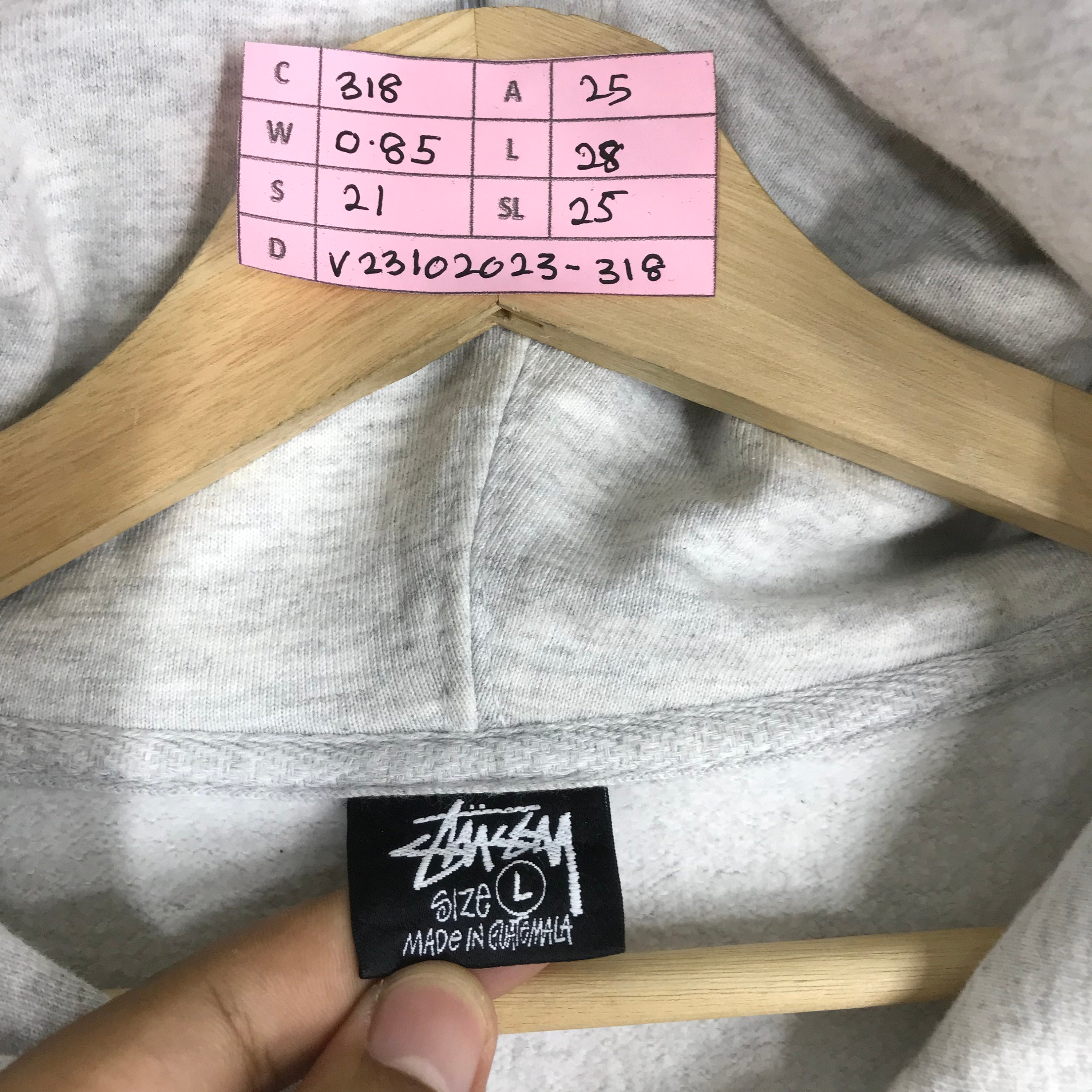 stussy l tag keychain
