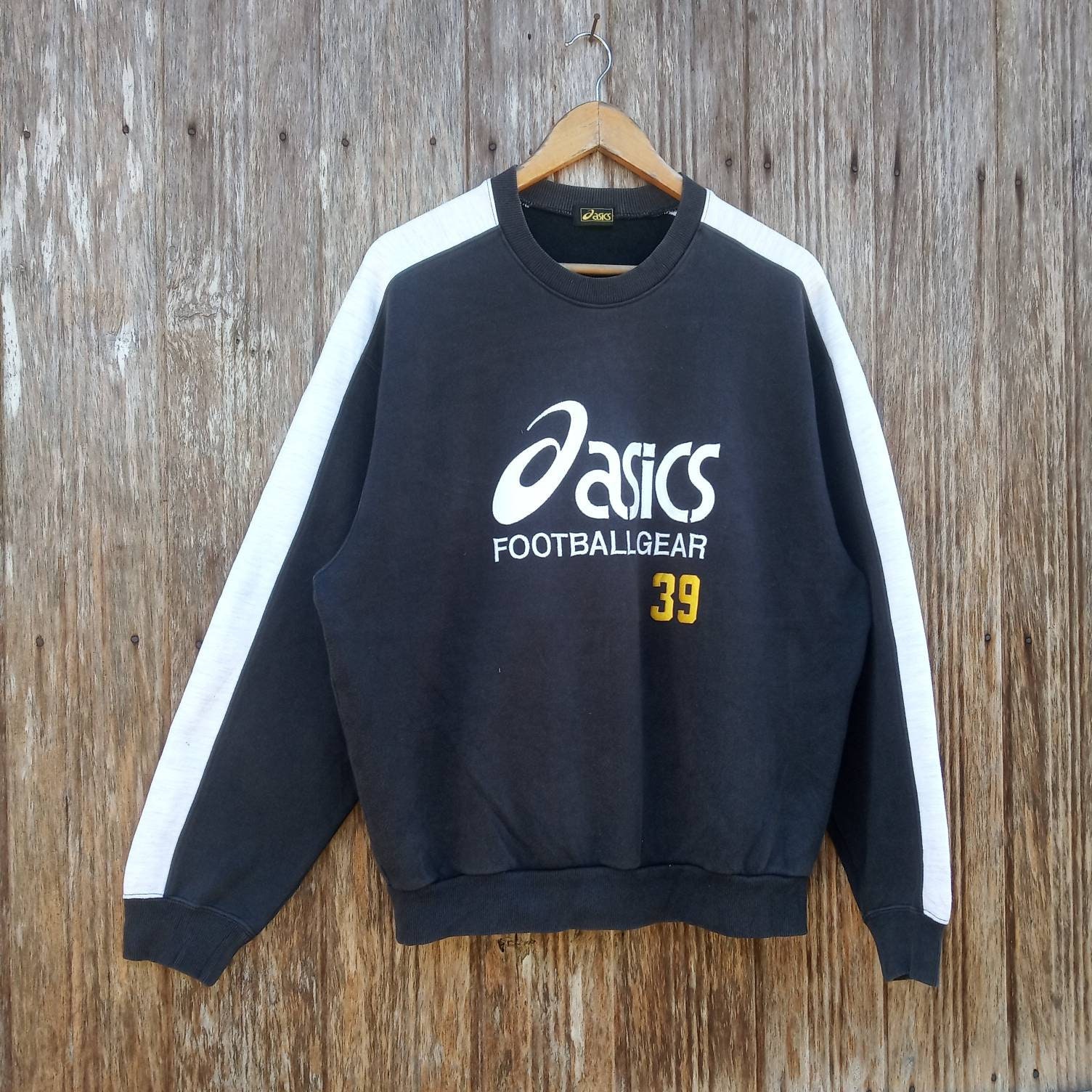 ASICS Football Gear Big Logo Asics Sport Embroidery Logo - Etsy