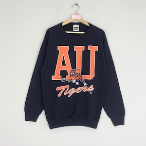 Sudadera vintage de los Auburn Tigers de los años 90. Suéter de los Auburn University Tigers. Jersey de cuello redondo de los Auburn Tigers con el logo grande. Jersey Auburn talla M.