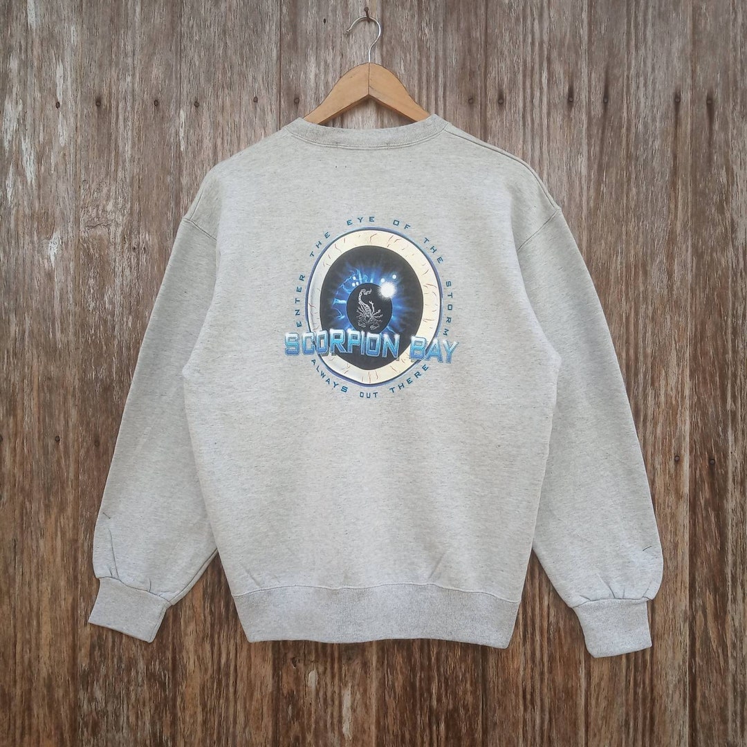 Residential Land Felpa Uomo Scorpion Bay Raro!! Felpa Con Stampa