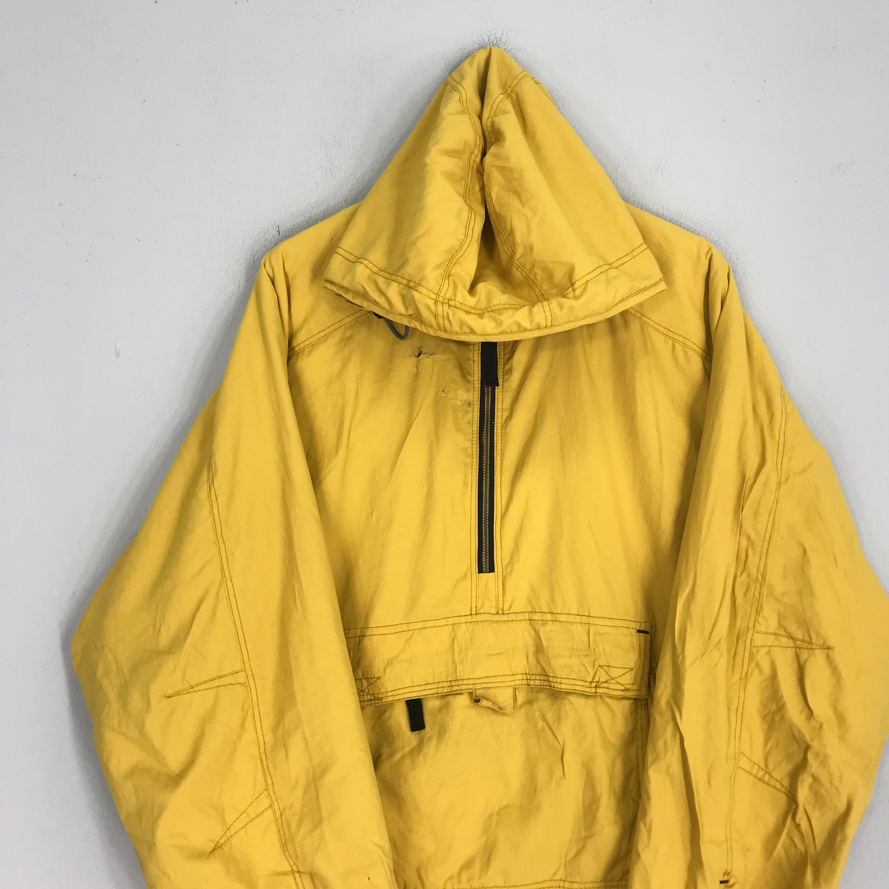Vintage Kensho Abe Sports Anorak Style Jacket Hoodie Half