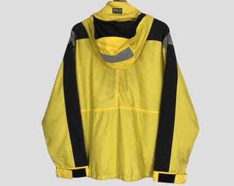 Vintage 90s Polo Sport Yellow Jacket Large Polo Sport Ralph Lauren