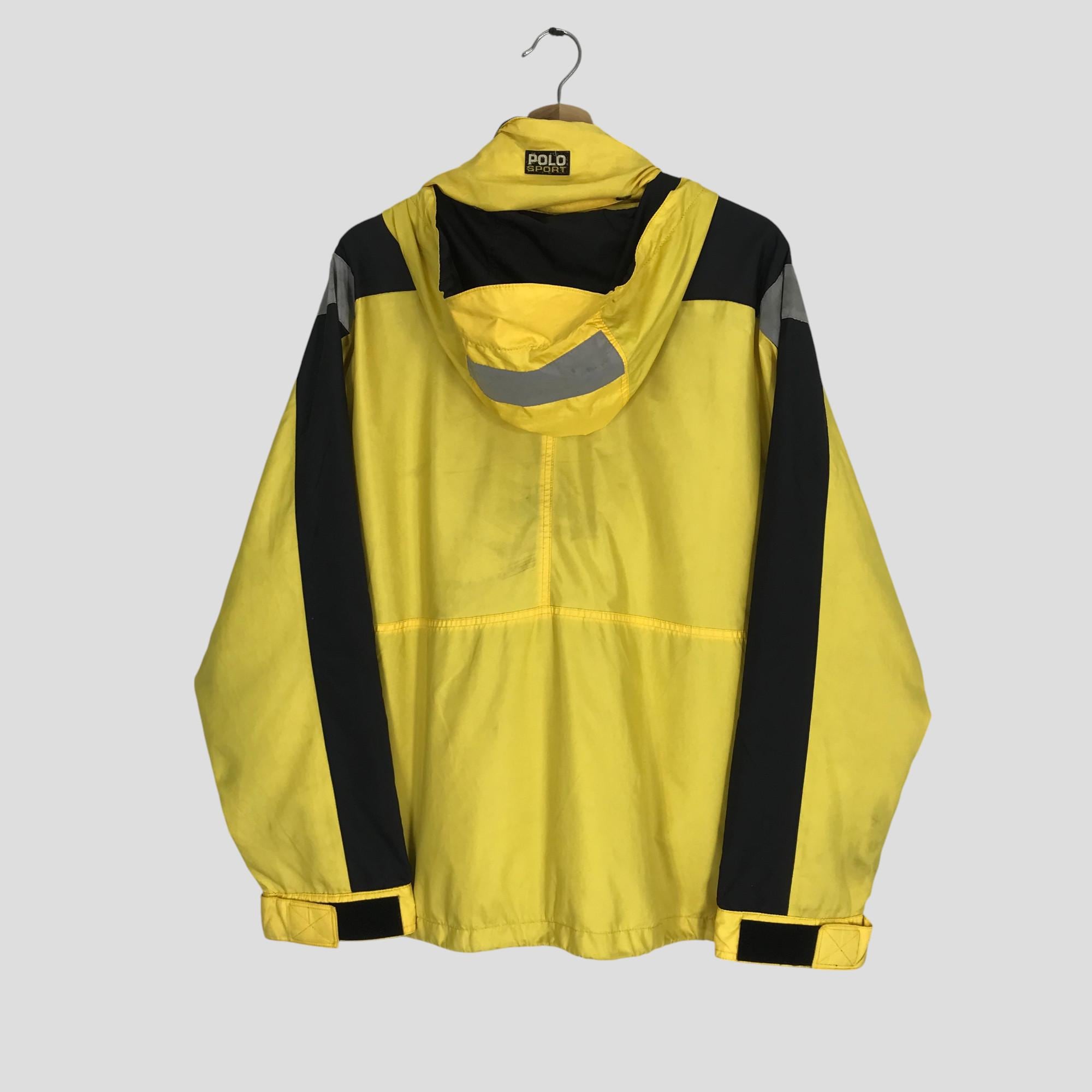 Vintage 90s Polo Sport Yellow Jacket Large Polo Sport Ralph Lauren