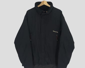Vintage 90er Polo Ralph Lauren Blaue Jacke Große Polo Ralph Lauren Oberbekleidung Bomberjacke Multiple Pocket Polo Ralph Lauren RL Sport Size L