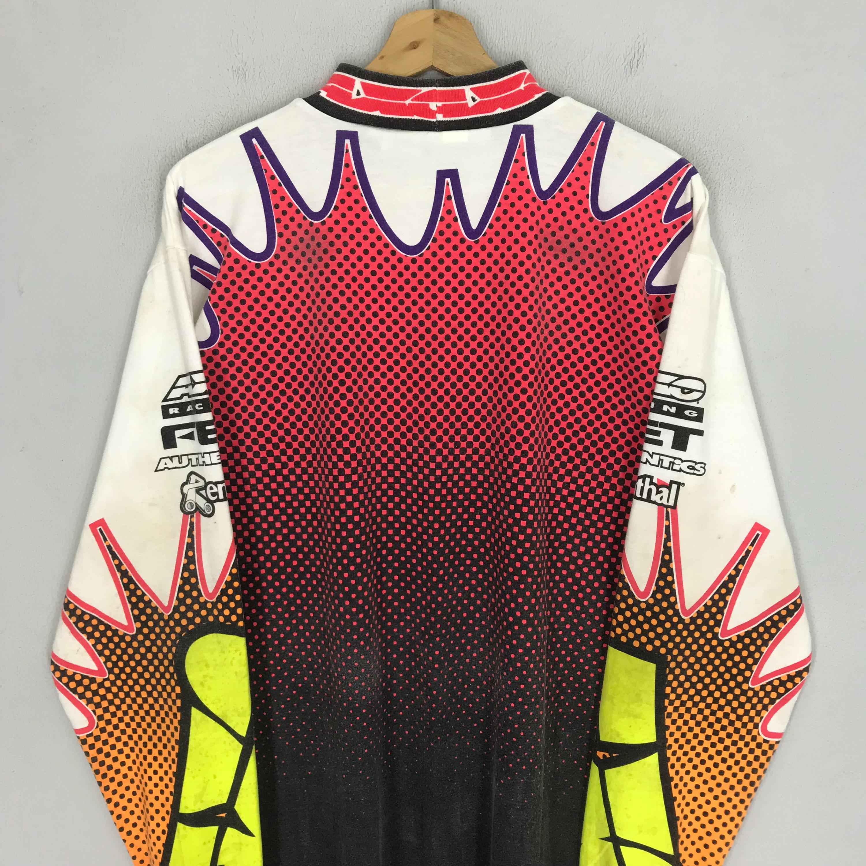 Vintage 90's Axo Sport Team Motocross Overprinted Long