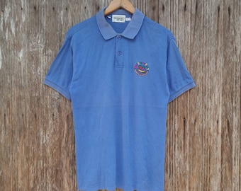 Rare!! Missoni Sport Embroidery Logo Colourful Style Polo Shirt Medium size