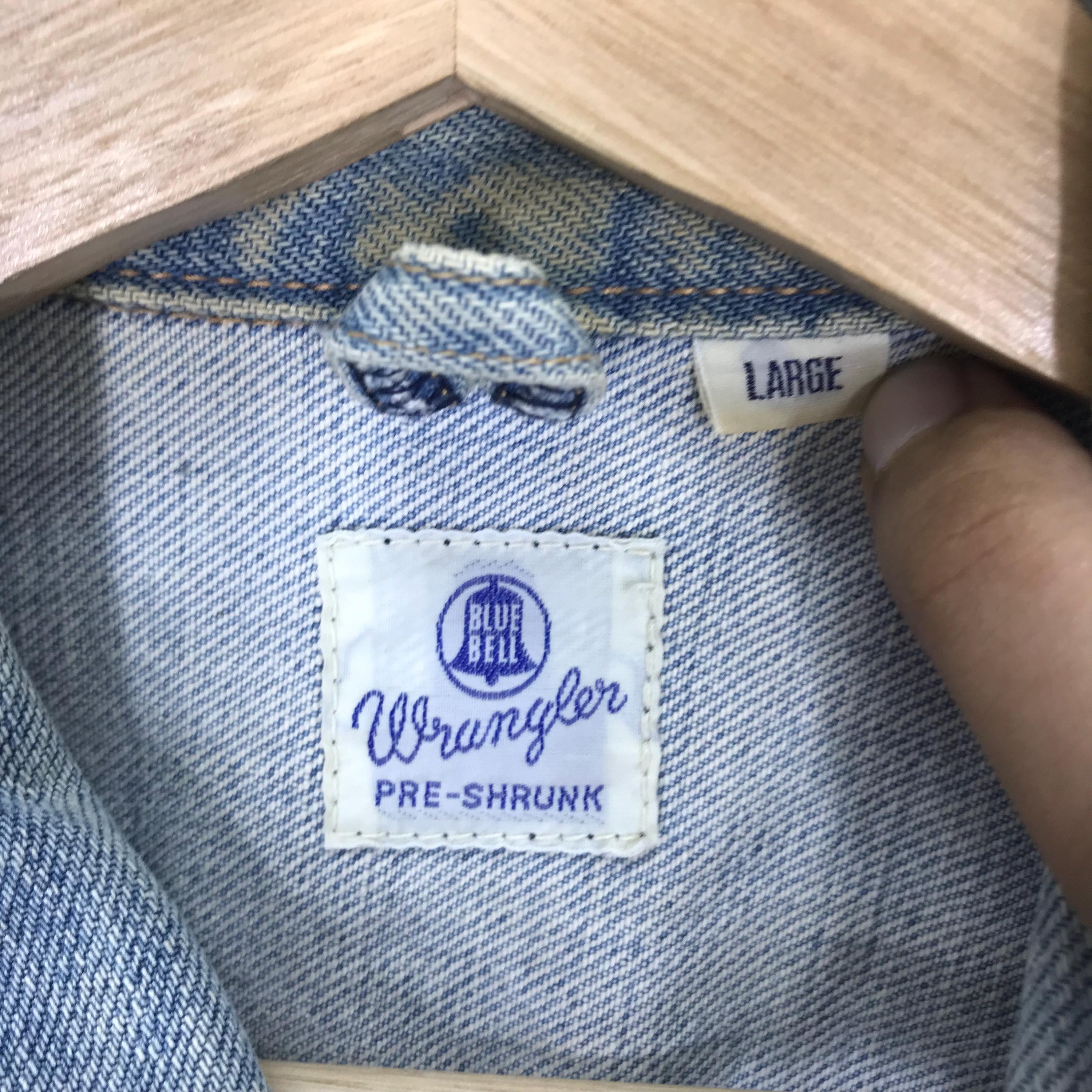 Vintage 90's Wrangler Blue Bell Selvedge Trucker Denim Jacket