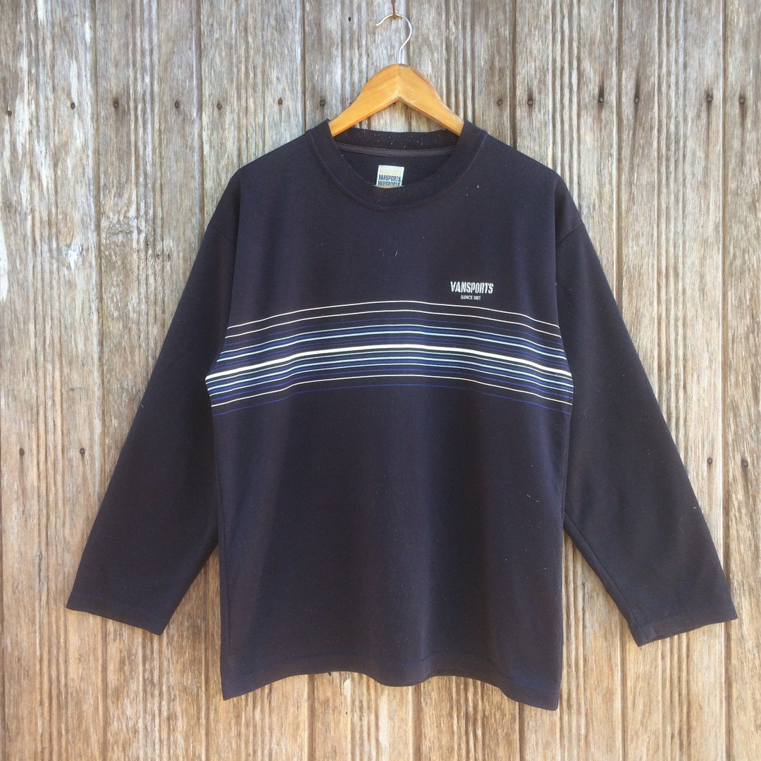 Rare Vansports Stripe Style Sweatshirts Unisex Medium Size - Etsy UK
