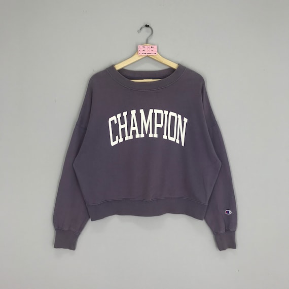 Champion Faded Colour Sweatshirts Big Logo Champion Sweater Size M Etsy