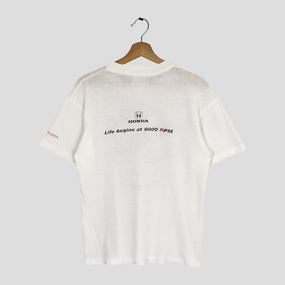 Vintage 90's Honda Integra White Tshirt Medium Honda Japan JDM